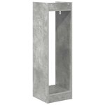 vidaXL Support de Plante 2 pièces Gris béton 30 x 30 x 100 cm