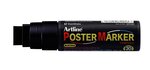 Marqueur 'PosterMarker Tempera' 'EPP20' pointe carrée 20 mm noir ARTLINE