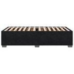 vidaXL Cadre de lit sans matelas noir 90x200 cm velours
