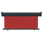 vidaXL Auvent latéral de balcon 175x250 cm Rouge