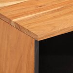 vidaXL Tables de chevet 2 Pièces 40x34x46 cm bois d'acacia massif