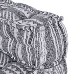 vidaXL Coussin 4 Pièces Gris clair 70 x 70 x 54 cm Polyester