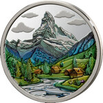 Pièce de monnaie en Argent 500 Francs g 15.57 (1/2 oz) Millésime 2026 Impressions of Earth ALPINE