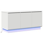 vidaXL Meuble TV Blanc 100 x 38 x 49 cm Bois d'ingénierie