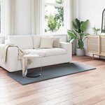 vidaXL Tapis en Fourrure Synthétique de Lapin Olite Anthracite