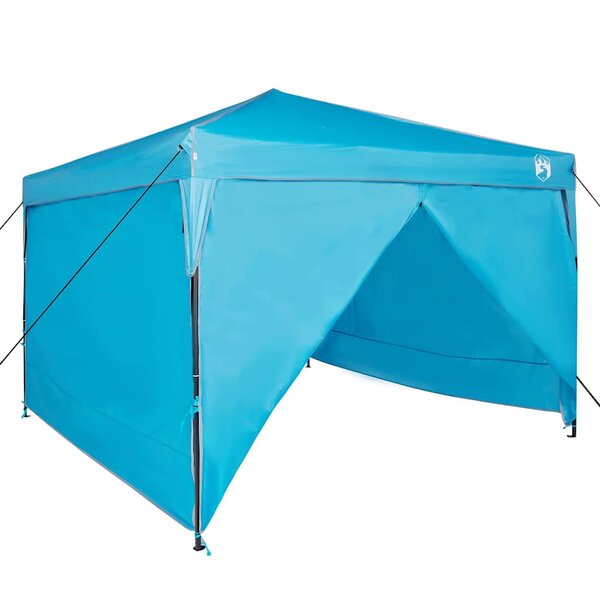 vidaXL Tente à abri 290 x 290 x 251 cm Bleu Tissu
