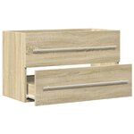 vidaXL Armoire de lavabo vieux bois 80x38 5x48 cm bois d'ingénierie
