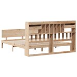 vidaXL Lit bibliothèque sans matelas 180x200 cm bois massif de pin