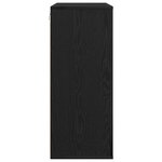 vidaXL Meuble mural Chêne noir 80 x 33 x 80 cm Bois d'ingénierie