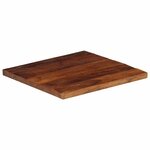 vidaXL Dessus de table 60x60x2 5 cm carré bois massif de récupération