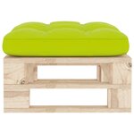 vidaXL Pouf palette de jardin bois de pin imprégné