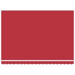 vidaXL Auvent rétractable manuel Rouge 4 × 3 m