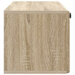 vidaXL Meuble TV mural 98 x 31 x 30 cm Chêne Sonoma Bois d'ingénierie