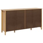 vidaXL Buffet avec tiroir HILL Marron miel 154 x 40 x 80 cm Pin massif