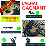 Numéro 5-Numéro adhésif pour boîtes aux lettres - Vinyle épais texturé, hauteur 50 mm - Or Vieilli