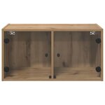vidaXL Cabinets muraux 2 Pièces Chêne artisanal 68 x 37 x 35 cm