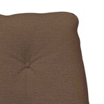 vidaXL Fauteuil relaxant Marron 69 x 74 x 93 cm tissu