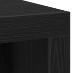 vidaXL Table Basse Chêne noir 102 x 50 x 35 cm Bois d'ingénierie