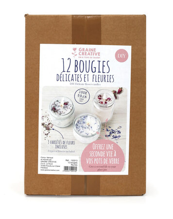 Kit 12 Bougies Fleuries