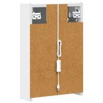 vidaXL Armoire Miroir de Salle de Bain Blanc 33 x 11 5 x 50 cm