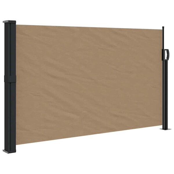 vidaXL Auvent latéral rétractable taupe 120x500 cm