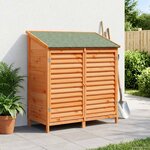 vidaXL Abri de jardin Marron 106 x 56 x 113 5 cm Bois de Sapin Massif