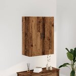 vidaXL Armoire murale vieux bois 69 5x34x90 cm bois d'ingénierie