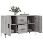 vidaXL Buffet sonoma gris 100x36x60 cm bois d'ingénierie