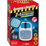 BARRIERE A INSECTES - Raquette moustique 2 en 1