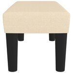 vidaXL Banc Crème 70x30x30 cm Tissu