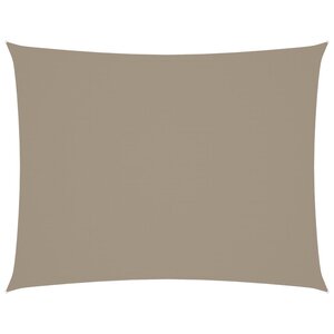 vidaXL Voile de parasol tissu oxford rectangulaire 4x5 m taupe