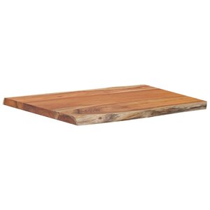 vidaXL Dessus de table 70x60x2 5 cm rectangulaire bois massif acacia