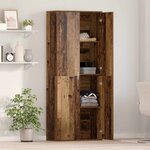vidaXL Haut Armoire Bois ancien 70 x 33 5 x 180 cm Bois d'ingénierie