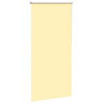 vidaXL Store enrouleur occultant jaune largeur du tissu 75 7 cm