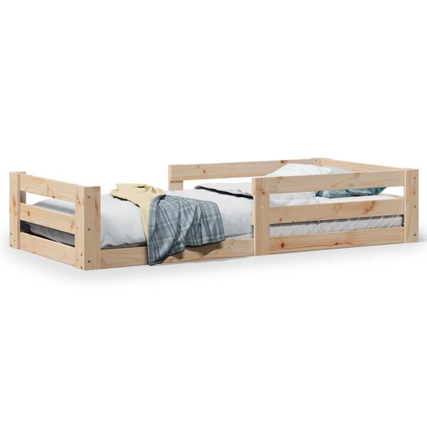 vidaXL Cadre de lit sans matelas 90x190 cm bois de pin massif