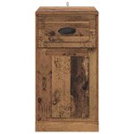 vidaXL Meuble d'appoint Bois ancien 40 x 50 x 75 cm Bois d'ingénierie
