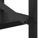 vidaXL Étagère Chêne noir 60 x 30 x 85 cm Bois d'ingénierie