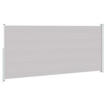 vidaXL Auvent latéral rétractable de patio 220x500 cm Gris
