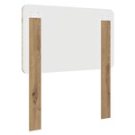 vidaXL Tête de lit Chêne artisanal 90 cm Bois d'ingénierie