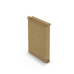 Caisse carton télescopique pour produit plat brune double cannelure 40x5x80 cm (lot de 10)