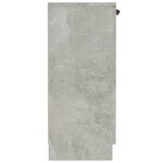 vidaXL Buffet Gris béton 60x30x70 cm Bois d'ingénierie