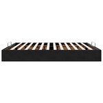 VidaXL Cadre de lit ottoman avec matelas noir 180x200 cm velours