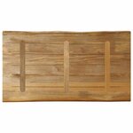 vidaXL Dessus de table bord vivant 100x60x2 5 cm bois de manguier brut