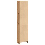 vidaXL Bibliothèque Chêne Artisian 40x24x176 cm Bois d'ingénierie