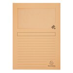 Paquet de 100 chemises à fenêtre SUPER 160g/m2 - 22x31cm - Couleurs assorties EXACOMPTA