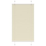 vidaXL Store plissé crème 80x150 cm largeur du tissu 79 4 cm polyester