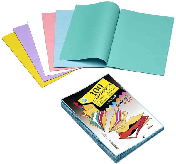 Sous-chemises SUPER 60  A4  60 g/m2  rose EXACOMPTA