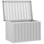 vidaXL Boîte de rangement de jardin Gris 109x67x65 cm