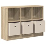 vidaXL Buffet Chêne Sonoma 73 5 x 22 5 x 53 5 cm