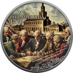 Pièce de monnaie en Argent 1 Dollar g 31.1 (1 oz) Millésime 2026 AMERICAN INDEPENDENCE